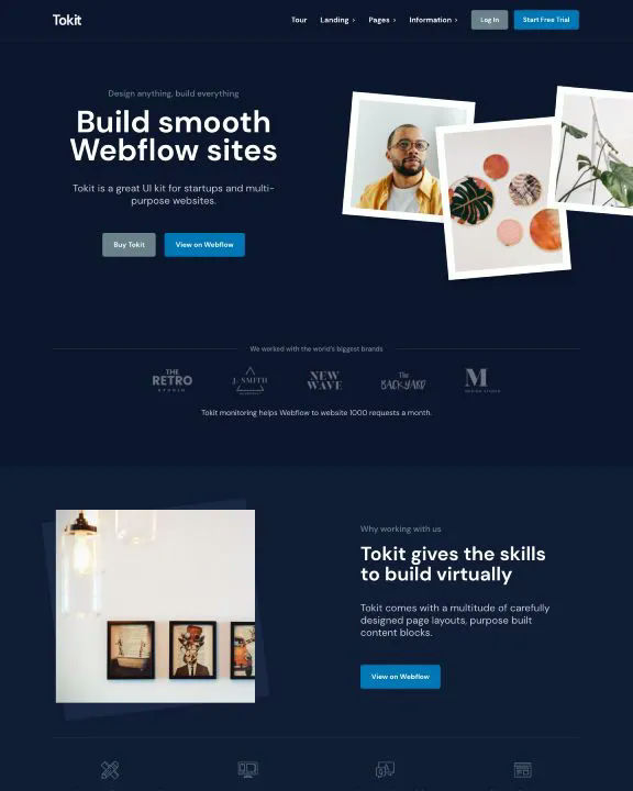Simple Modern Webflow Template