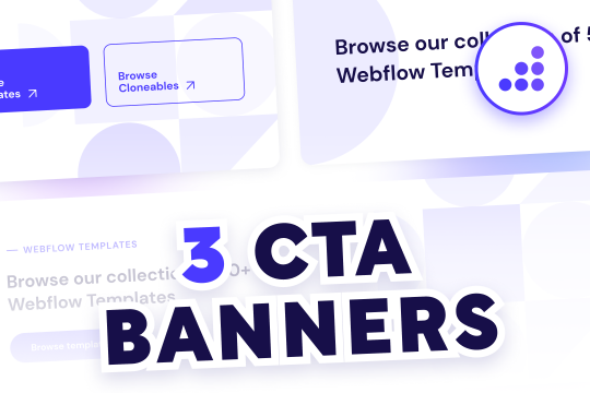 Three Call to Action CTA Designs