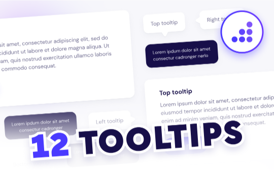 Three Tooltips Designs